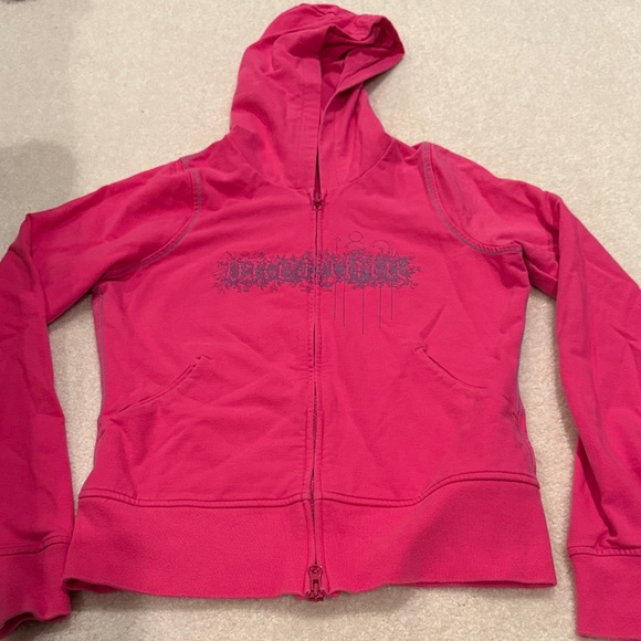 Nike Air Max hooded sweatshirt bright pink fuchsia limited edition size M - Picture 1 of 6